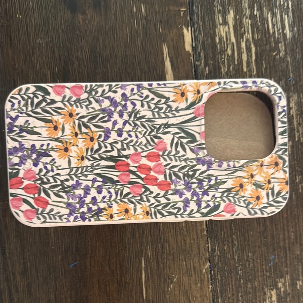 Red and Pink Floral iPhone Case with Slim Profile